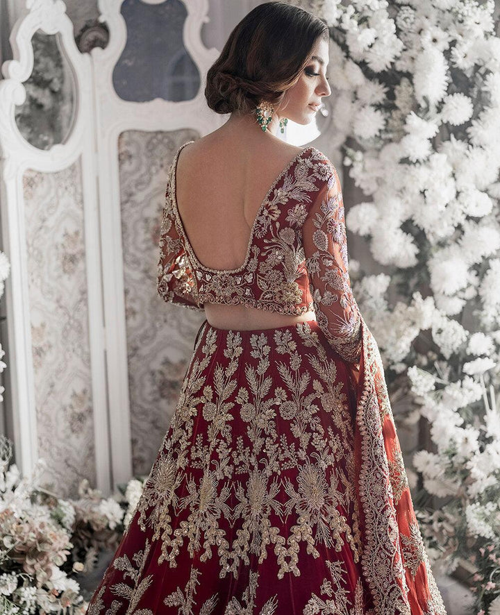 Pakistani bridal lehnga