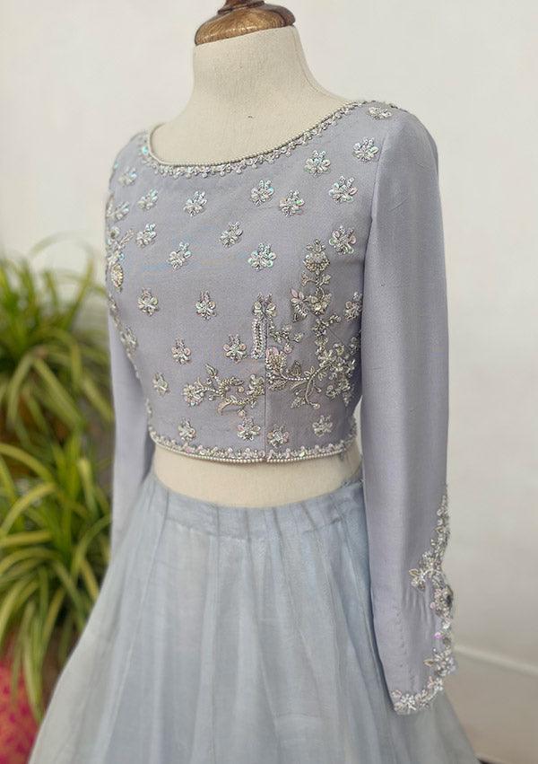 FREYA with Lehenga and Draped Dupatta raniazarastudio