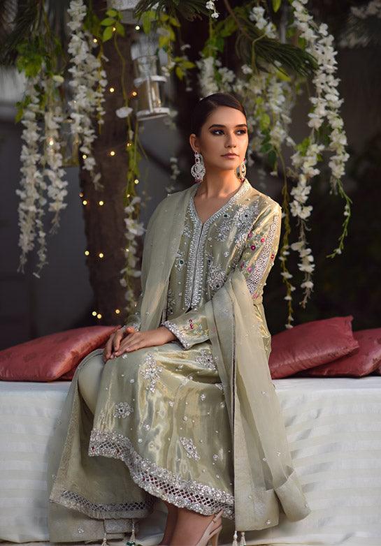 Magnolia With Pants And Dupatta raniazarastudio