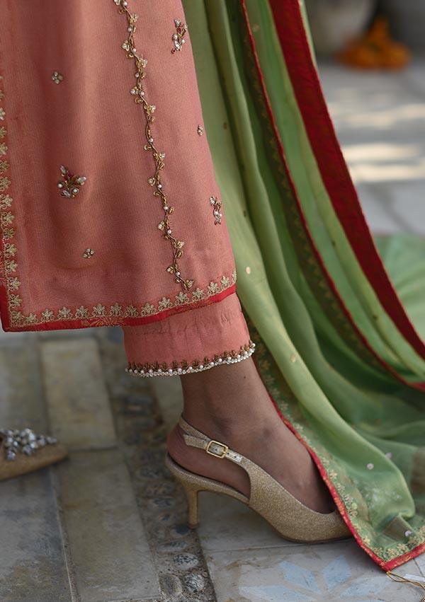 Rameen With Pants And Dupatta raniazarastudio