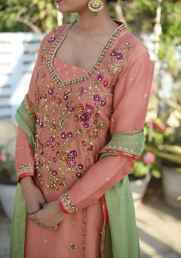 Rameen With Pants And Dupatta raniazarastudio