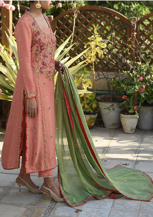 Rameen With Pants And Dupatta raniazarastudio