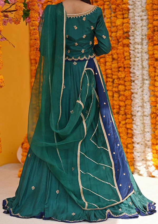 SAMAR WITH LEHENGA AND DUPATTA raniazarastudio